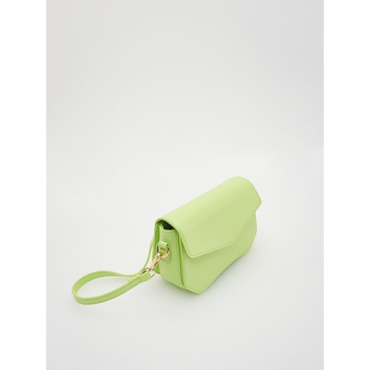 Reserved - Torebka z imitacji skóry - Zielony Reserved ONE SIZE Reserved