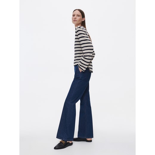 Reserved - PREMIUM Jeansy flare - Niebieski Reserved M Reserved