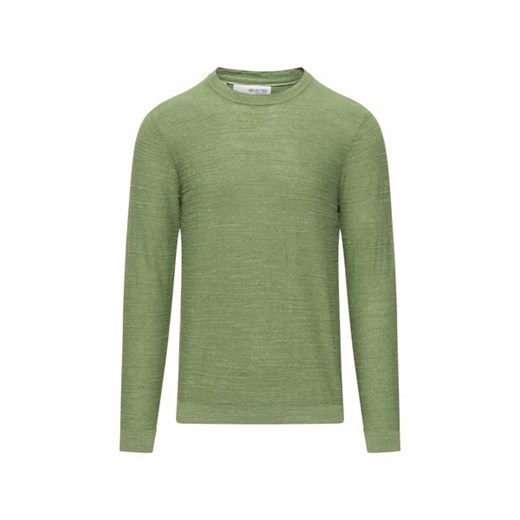 SELECTED Sweter - Zielony - Mężczyzna - S (s) - 16074710 L (l) promocyjna cena Halfprice