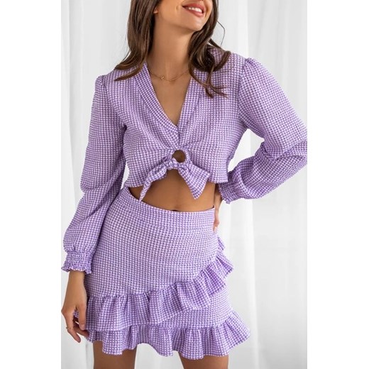 DeeZee Bluzka - Fioletowy - Kobieta - XS(XS) - 3FB050 XS(XS) Halfprice wyprzedaż