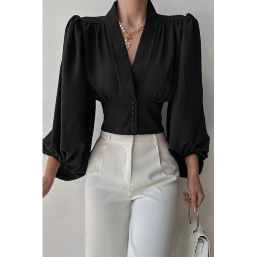 Bluzka damska FREVOLA BLACK XL wyprzedaż Ivet Shop