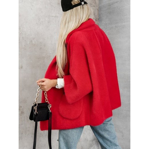 Sweter Lara Alpaka Cocomore Czerwony Lisa Mayo uniwesralny Lisa Mayo