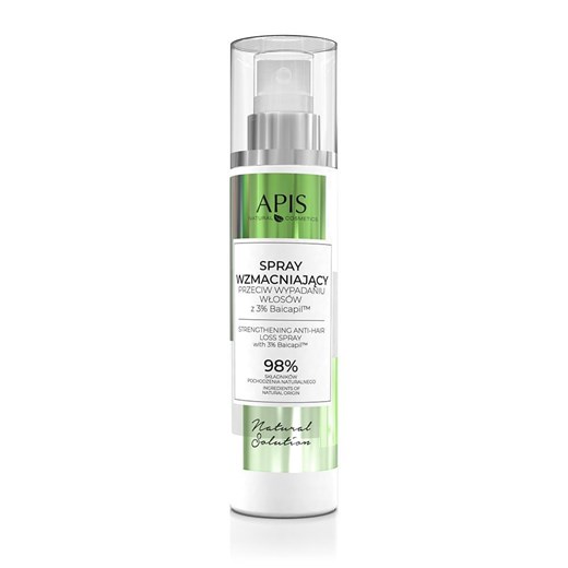 APIS Spray wzmacniający przeciw wypadaniu włosów z 3% Baicapil 150ml Apis larose