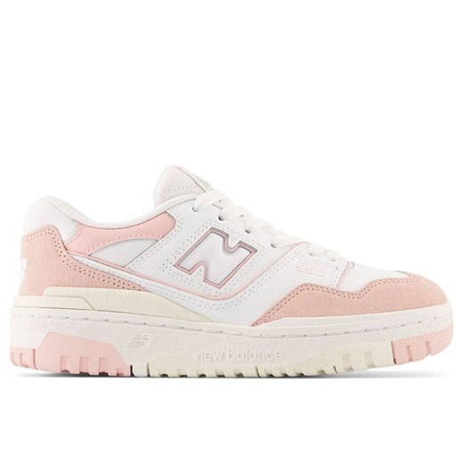 Buty New Balance GSB550CD - biało-różowe ze sklepu streetstyle24.pl w kategorii Buty sportowe dziecięce - zdjęcie 152420276