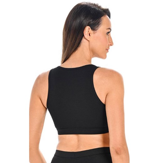 Bawełniany top do karmienia Maya 2708-1 w kolorze czarnym, Kolor czarny, Rozmiar L, Teyli ze sklepu Intymna w kategorii Bielizna ciążowa - zdjęcie 152423365