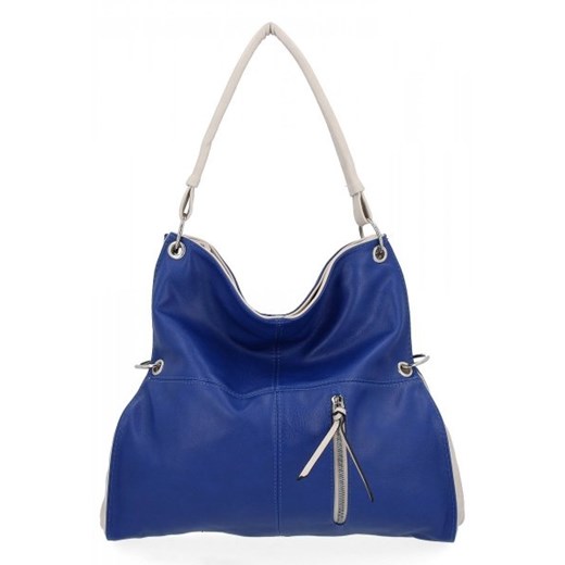 Duża Torebka Damska Shopper Bag firmy Hernan Kobaltowa (kolory) Hernan PaniTorbalska