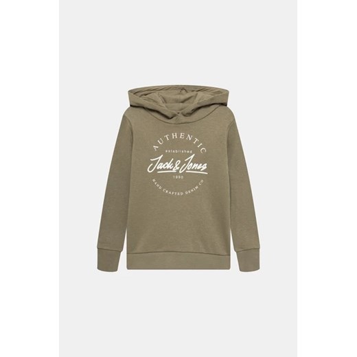 JACK & JONES Bluza z kapturem - Oliwkowy - Chłopiec - 164 CM(164CM) Jack & Jones 140 CM(140CM) okazja Halfprice
