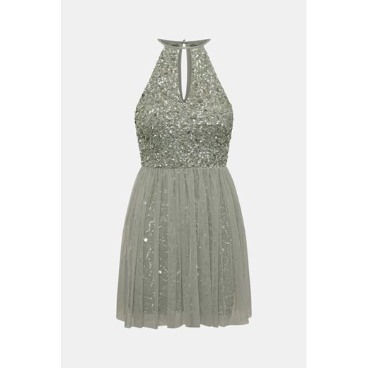 LACE & BEADS Sukienka - Zielony jasny - Kobieta - 6 UK(XS) Lace & Beads 10 UK(M) okazja Halfprice
