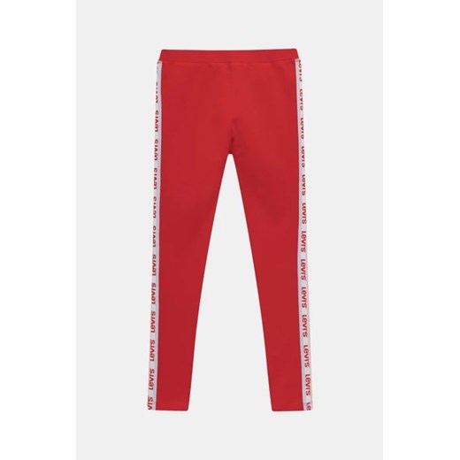 Levi's Legginsy - Czerwony - Dziewczynka - 140-152 CM(140CM) 152-158 CM(152CM) okazyjna cena Halfprice