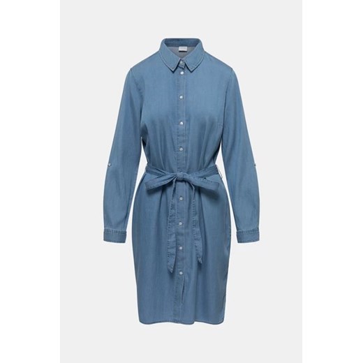 VILA Sukienka - Jeansowy - Kobieta - 44 EUR(2XL) Vila 38 EUR(M) wyprzedaż Halfprice