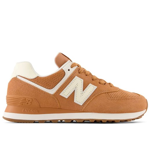 Buty New Balance WL574NB - brązowe ze sklepu streetstyle24.pl w kategorii Buty sportowe damskie - zdjęcie 152465497