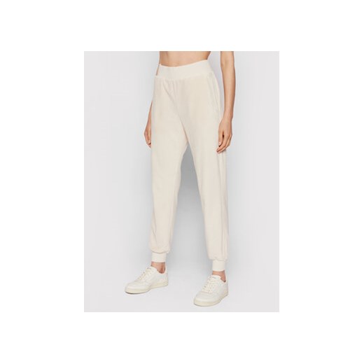 Calvin Klein Jeans Spodnie dresowe J20J216432 Beżowy Regular Fit XL promocja MODIVO