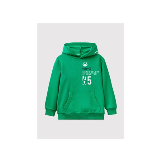 United Colors Of Benetton Bluza 3J68C2285 Zielony Regular Fit United Colors Of Benetton 120 MODIVO