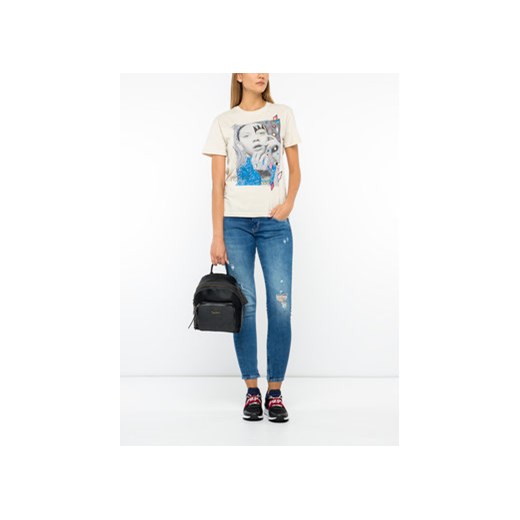 Pepe Jeans T-Shirt Marion PL504253 Beżowy Regular Fit Pepe Jeans XS MODIVO okazja