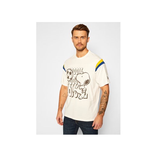 Levi's® T-Shirt PEANUTS® Football Tee Gooaal Snoopy Marshmallow 23895-0003 Biały M MODIVO