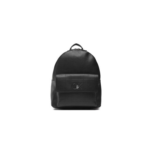 Calvin Klein Plecak Re-Lock Backpack With Flap Quilt K60K609626 Czarny Calvin Klein uniwersalny okazyjna cena MODIVO