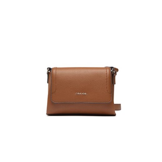 Calvin Klein Torebka Ck Elevated Crossbody W/Flap K60K609850 Brązowy Calvin Klein uniwersalny MODIVO