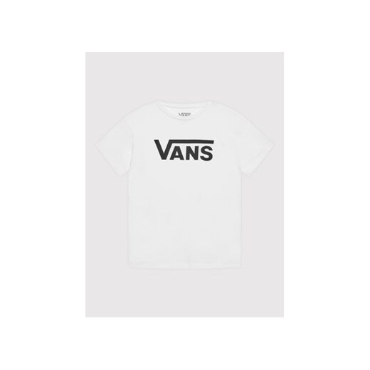 Vans T-Shirt Flying V Crew VN0A53P2 Biały Regular Fit Vans L wyprzedaż MODIVO