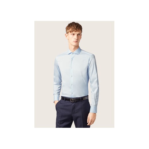 Boss Koszula Jason 50260064 Niebieski Slim Fit 44 MODIVO