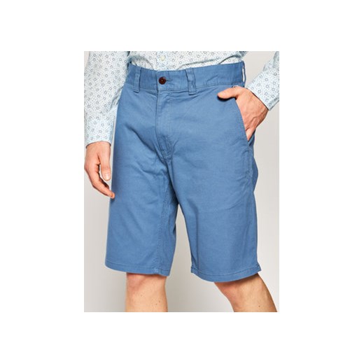 Tommy Jeans Szorty materiałowe Dobby Chino DM0DM07940 Niebieski Regular Fit Tommy Jeans 30 okazja MODIVO