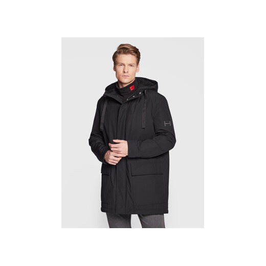 Hugo Kurtka przejściowa Munk 2241 50475459 Czarny Regular Fit 50 MODIVO okazyjna cena