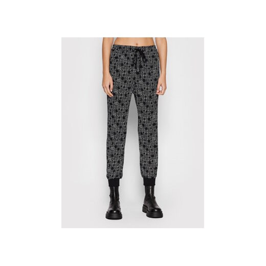 MICHAEL Michael Kors Spodnie dresowe MH130744A0 Czarny Regular Fit Michael Michael Kors S MODIVO
