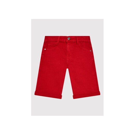 Guess Szorty jeansowe L1RD03 WE620 Czerwony Regular Fit Guess 16Y okazyjna cena MODIVO