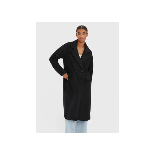 Vero Moda Płaszcz wełniany Mabel 10271371 Czarny Regular Fit ze sklepu MODIVO w kategorii Płaszcze damskie - zdjęcie 152519069