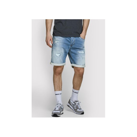 Jack&Jones Szorty jeansowe Rick 12166272 Niebieski Regular Fit S MODIVO