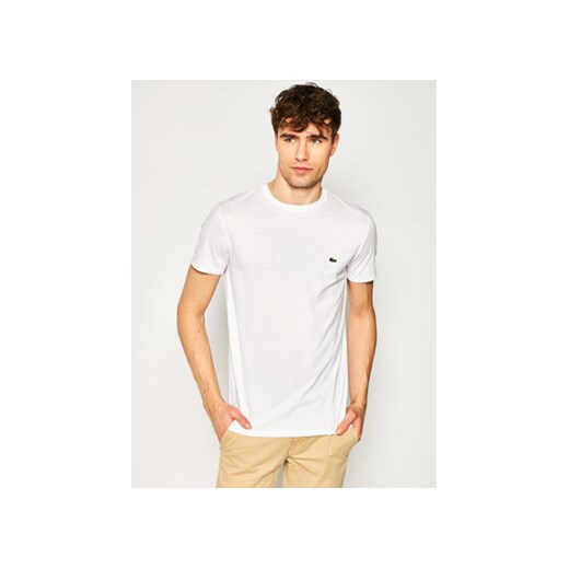Lacoste T-Shirt TH6709 Biały Regular Fit Lacoste 7 MODIVO promocyjna cena