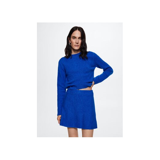 Mango Spódnica trapezowa Klein 37097755 Granatowy Regular Fit Mango M okazyjna cena MODIVO
