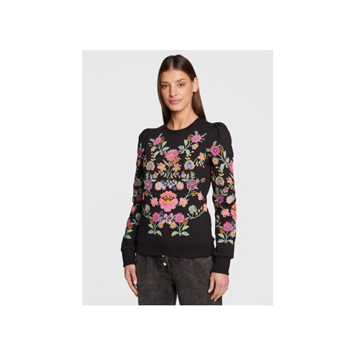 NAF NAF Bluza Adyle THNS21A Czarny Regular Fit Naf Naf L okazja MODIVO