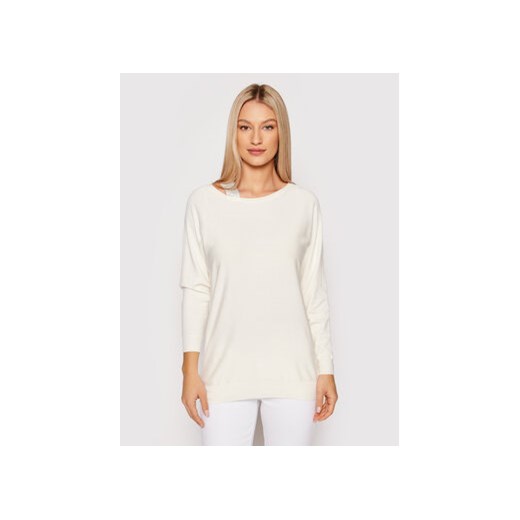 Guess Sweter W2GR20 Z2NQ0 Beżowy Relaxed Fit Guess S okazyjna cena MODIVO