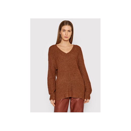 American Eagle Sweter 034-0344-9126 Brązowy Regular Fit American Eagle M MODIVO