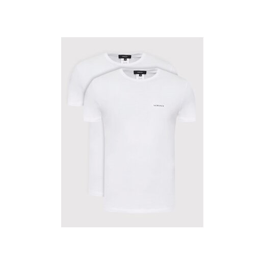 Versace Komplet 2 t-shirtów Intimo AU04023 Biały Slim Fit Versace L MODIVO