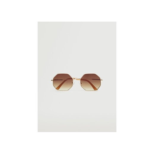 Mango Okulary przeciwsłoneczne Sara 37032509 Złoty Mango OS MODIVO
