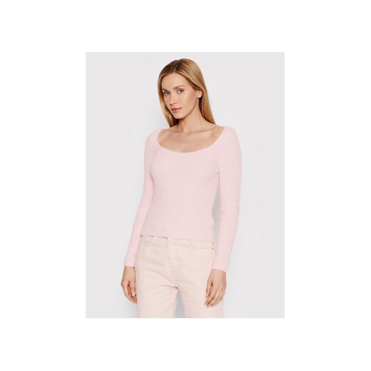 DeeZee Sweter Delaware AL002 Różowy Regular Fit ze sklepu MODIVO w kategorii Swetry damskie - zdjęcie 152541889