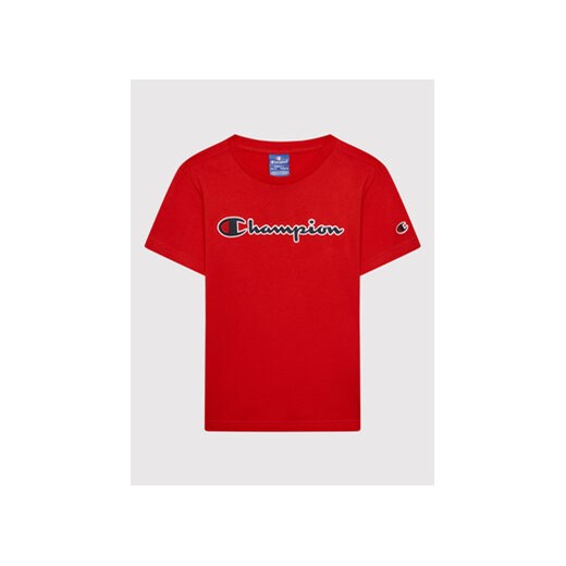 Champion T-Shirt Logo 305770 Czerwony Regular Fit Champion 126_131 MODIVO