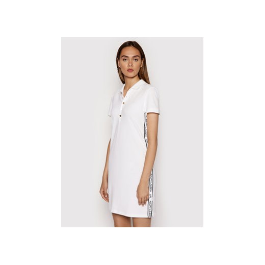Lauren Ralph Lauren Sukienka codzienna Shift 200841013002 Biały Regular Fit XS promocyjna cena MODIVO