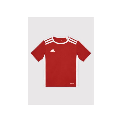 adidas Koszulka techniczna Entrada CF1050 Czerwony Regular Fit 15_16Y MODIVO