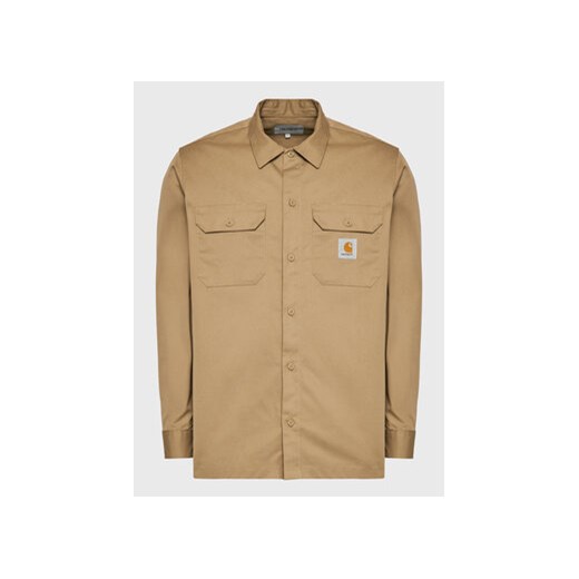 Carhartt WIP Koszula Master I027579 Beżowy Regular Fit M MODIVO