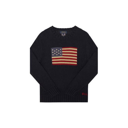 Polo Ralph Lauren Sweter Hunter 321668285001 Granatowy Regular Fit Polo Ralph Lauren 3Y MODIVO