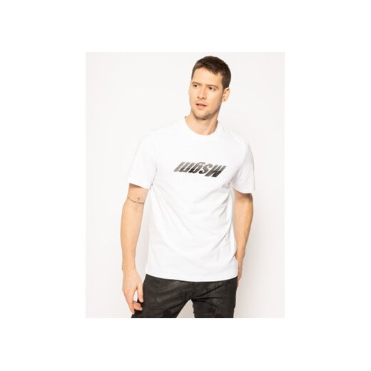 MSGM T-Shirt 2840MM109 207098 Biały Regular Fit S MODIVO