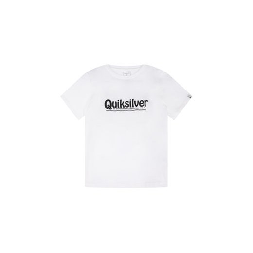 Quiksilver T-Shirt New Slang EQBZT04143 Biały Regular Fit Quiksilver 8Y MODIVO