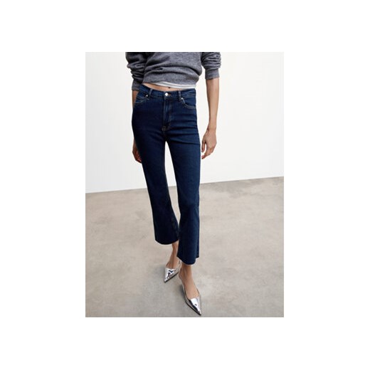 Jeansy damskie granatowe Mango