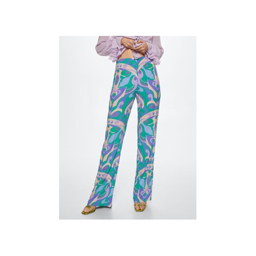 Mango Spodnie materiałowe Abby 37081304 Kolorowy Regular Fit Mango 36 okazyjna cena MODIVO