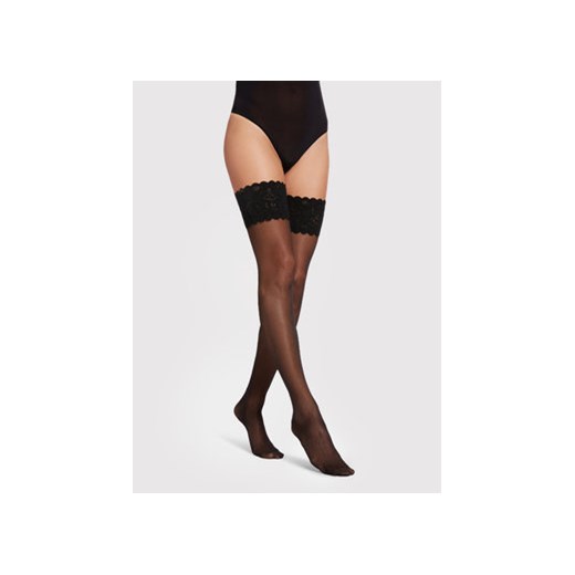 Wolford Pończochy Satin Touch 21223 Czarny Wolford S MODIVO