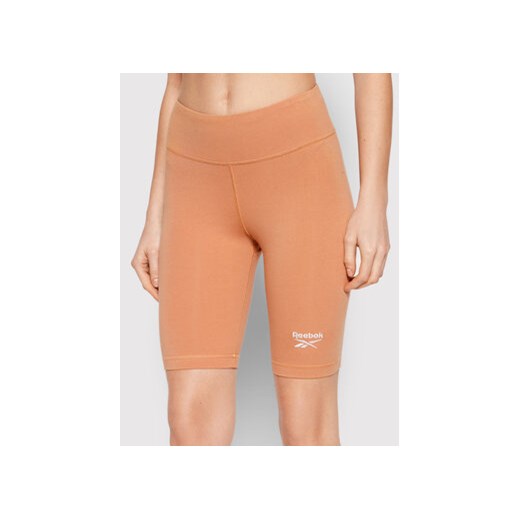 Reebok Szorty sportowe Identity Logo HB2314 Pomarańczowy Slim Fit Reebok L MODIVO