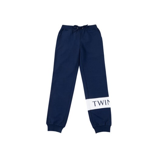 TWINSET Spodnie dresowe 201GJ2374 D Granatowy Regular Fit Twinset 12A MODIVO