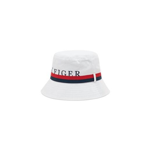 Tommy Hilfiger Kapelusz Bucket AM0AM08285 Biały Tommy Hilfiger uniwersalny okazja MODIVO